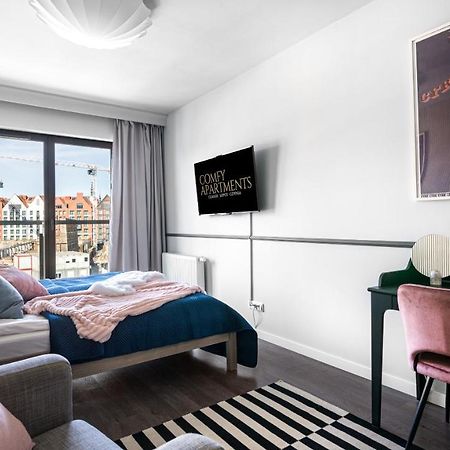 Waterlane W Oknami Na Rzeke - Marina View - Comfy Apartments Gdaňsk Exteriér fotografie